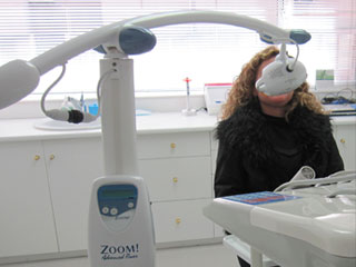 Blanchiment des dents lampe laser